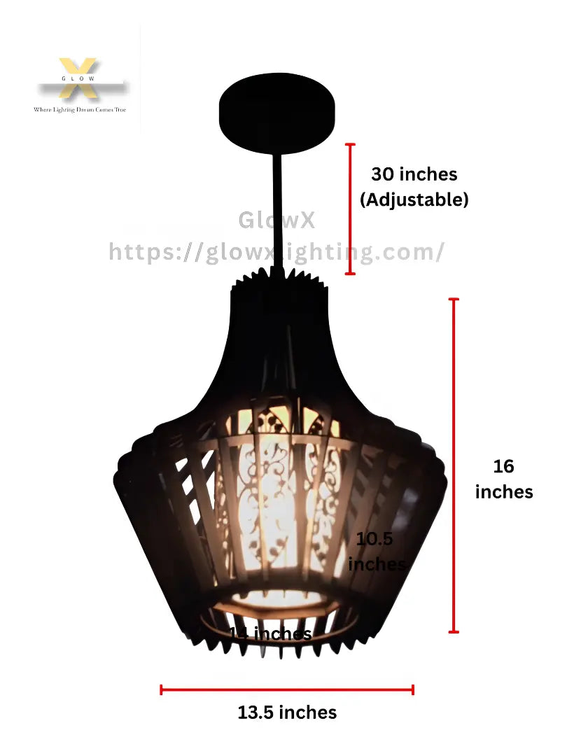 Wooden Hanging Lamp