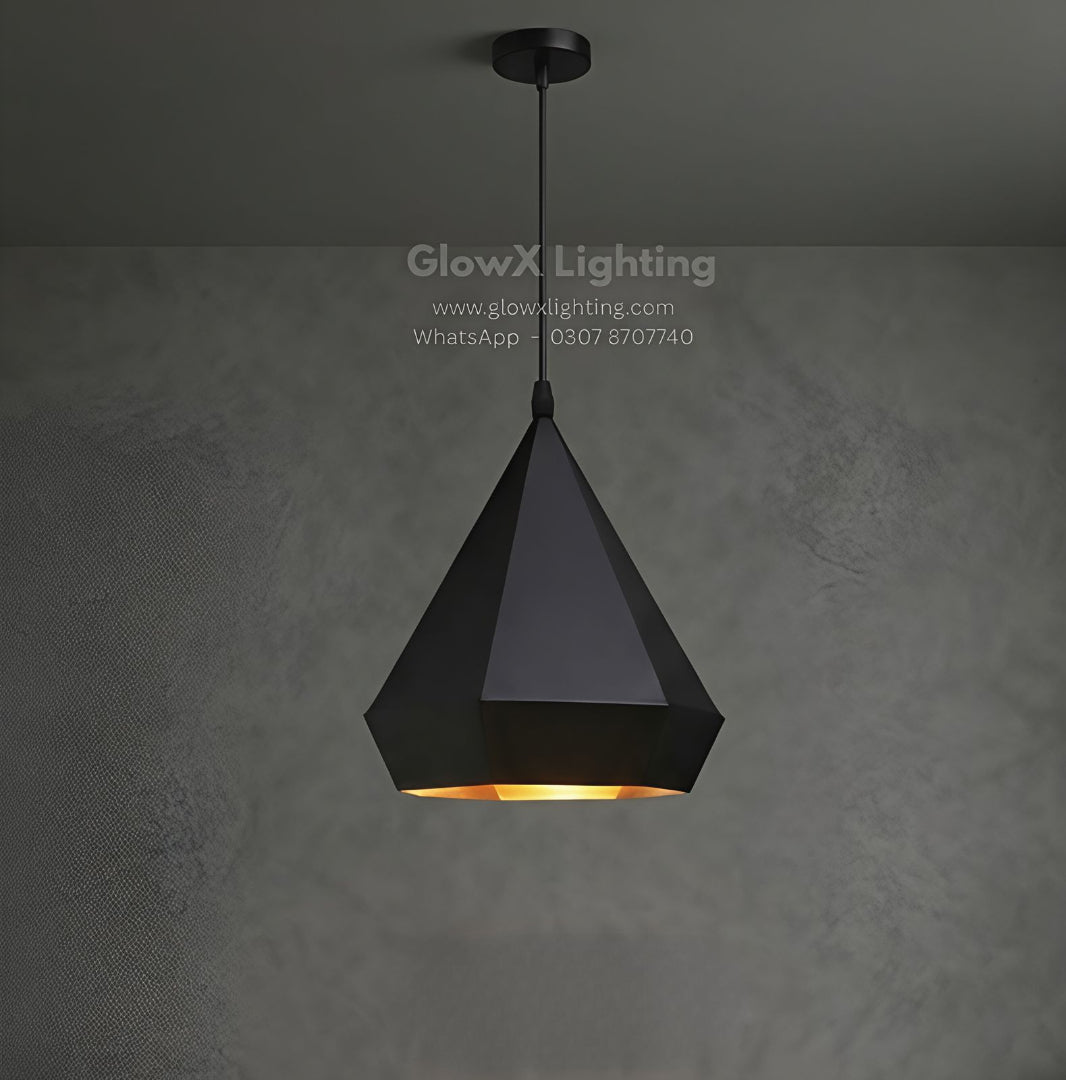 Vintage Diamond-Glow Lamp