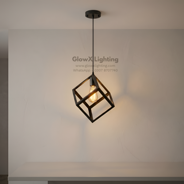 Geometric Cube Lamp