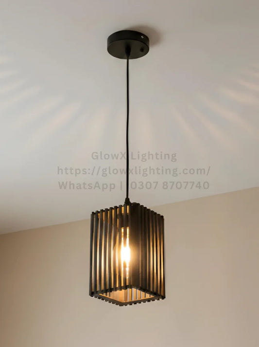 Wooden Hanging Lamp