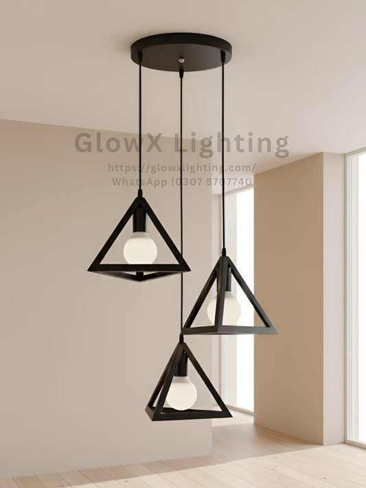 Geometric TriO Lamp