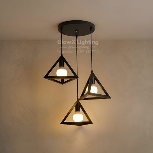 Geometric TriO Lamp
