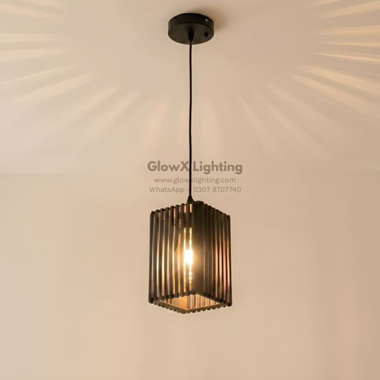 Wooden Hanging Lamp