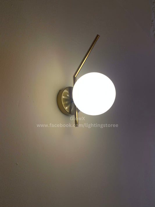 Milky Glass Wall Lamp