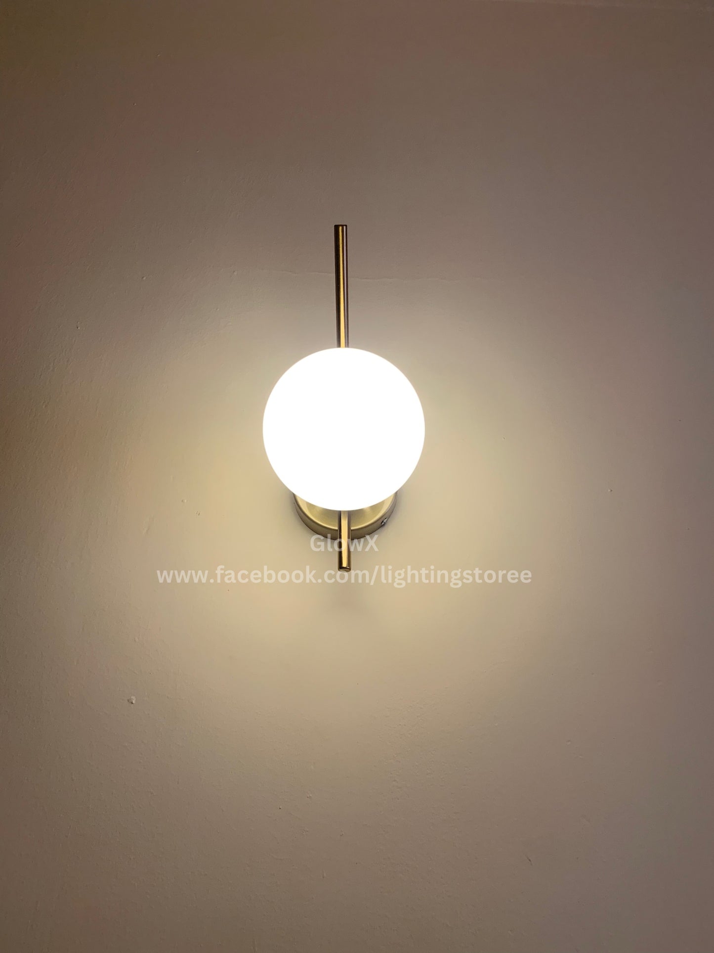 Milky Glass Wall Lamp