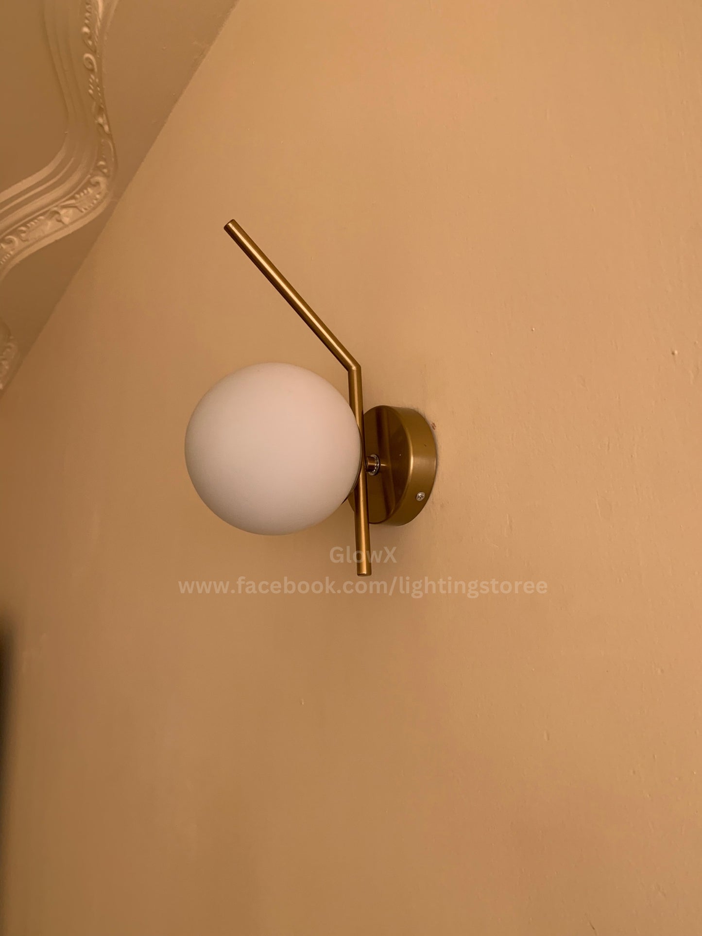 Milky Glass Wall Lamp
