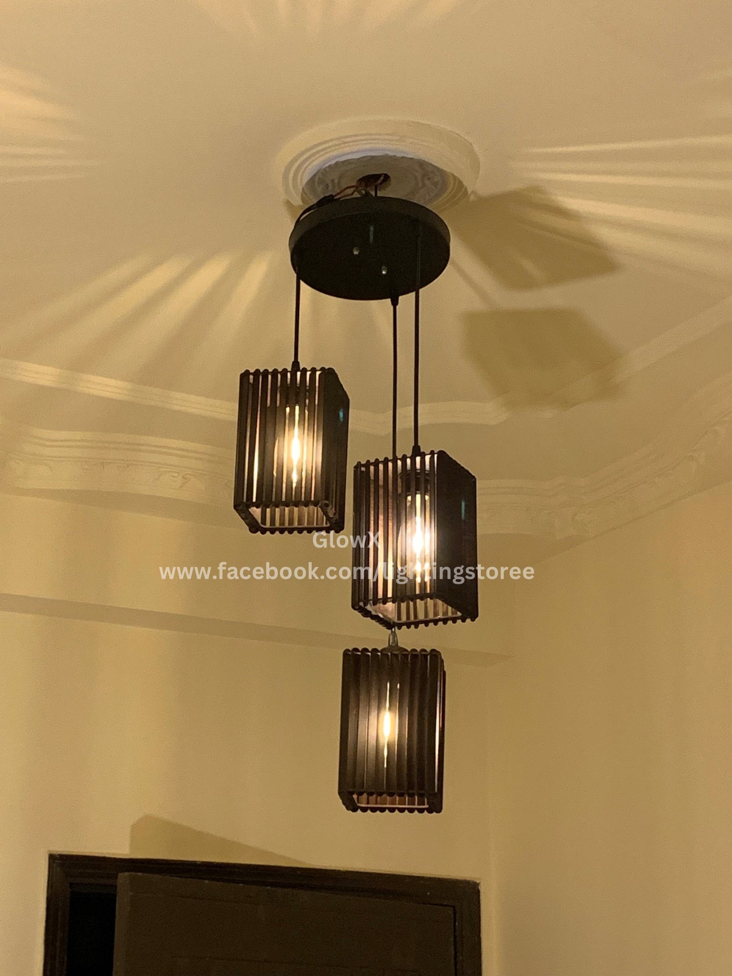 Wooden Hanging Pendant