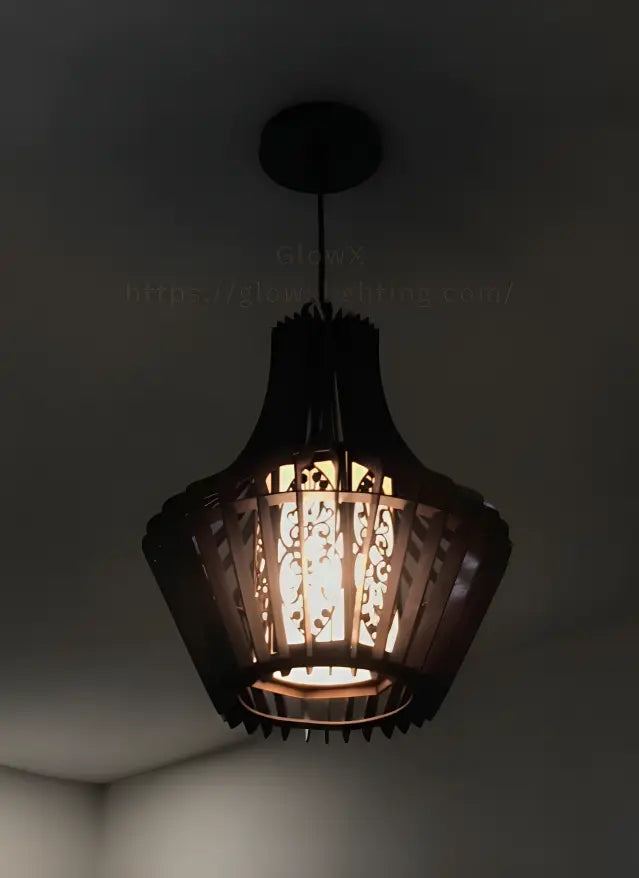 Wooden Hanging Lamp