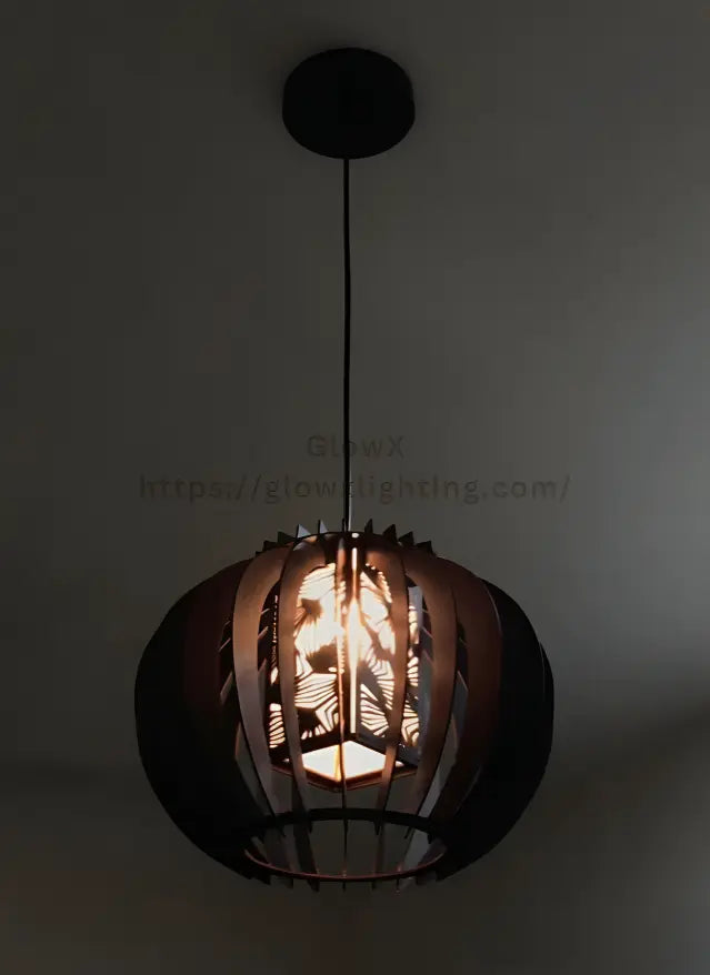 Wooden Hanging Lamp