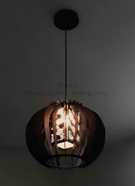 Wooden Hanging Lamp