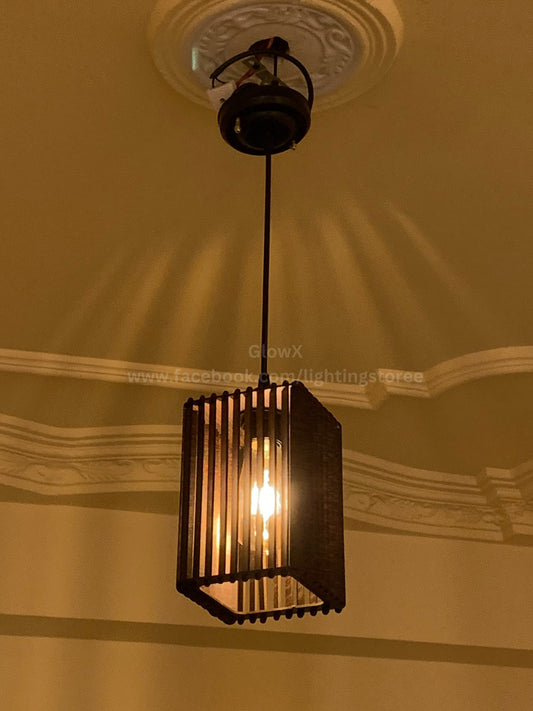 Wooden Hanging Pendant