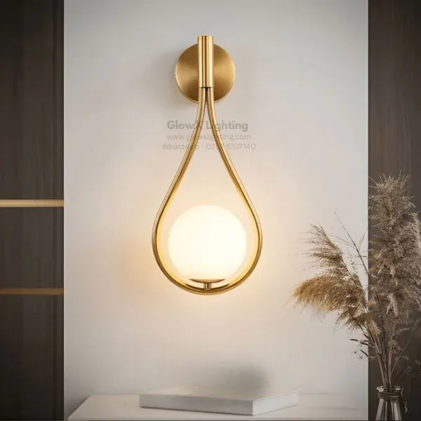 Milky Glass Wall Lamp